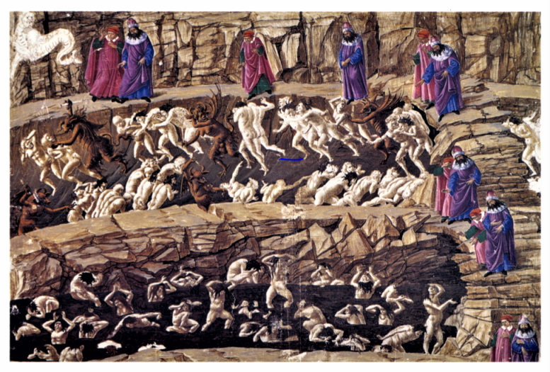 boticelli dante inferno xviii