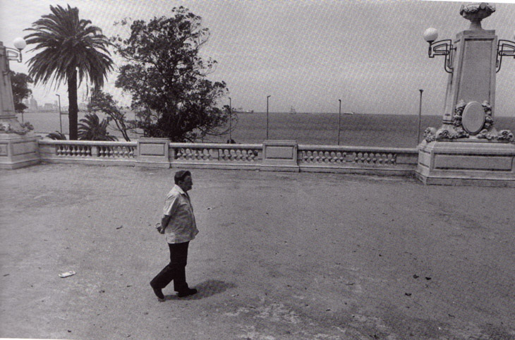 Benedetti en el Parque Capurro